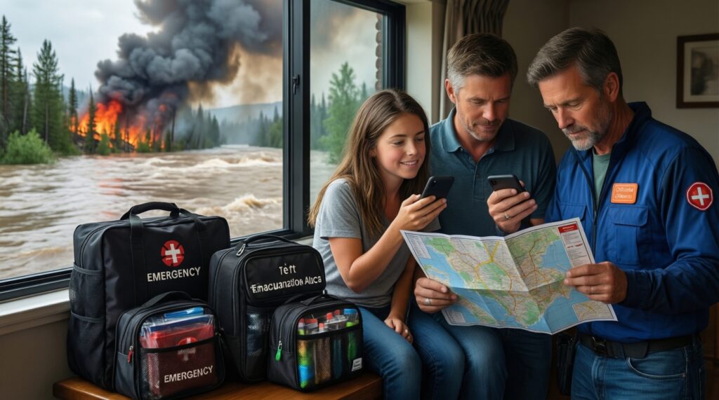 Паводок/пожароопасный сезон: прогнозы, подготовка и памятка для жителей - иллюстрация